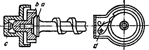 Схема конического грузоупорного тормоза