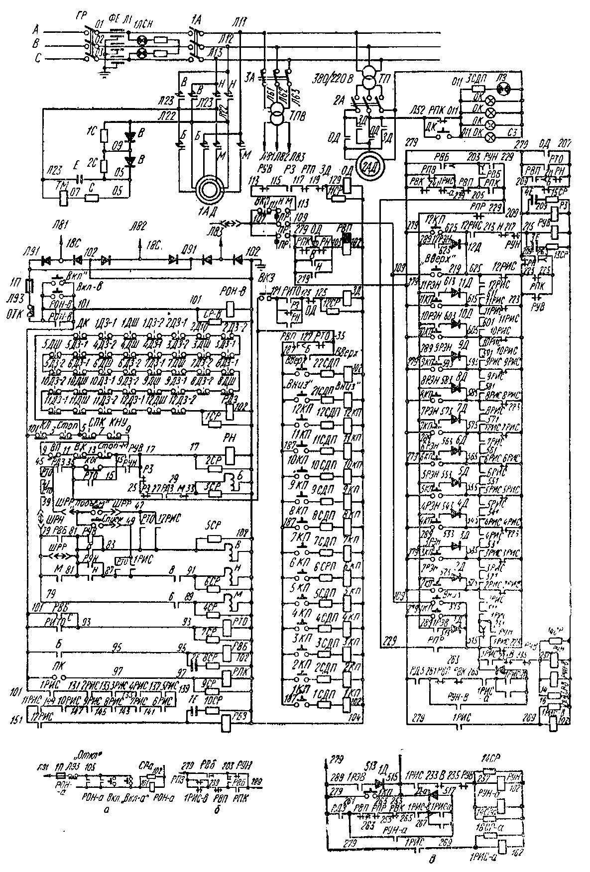 Схема лифта 320 кг