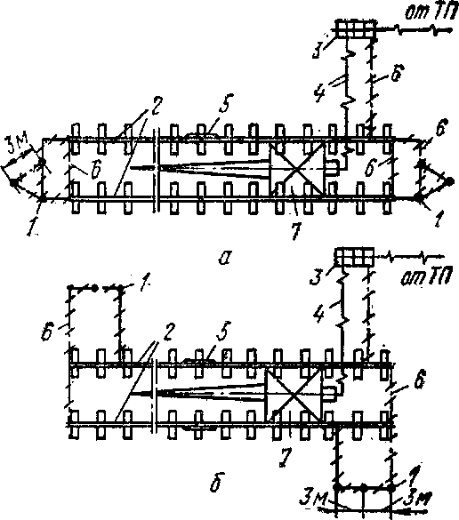  схема заземления крановых путей