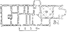 Трапезная и кельи  Спасского   Новгород-Северского монастыря (XVII в.).