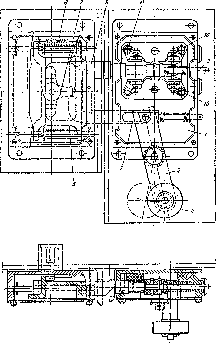 Замок дверей шахты пассажирского лифта 