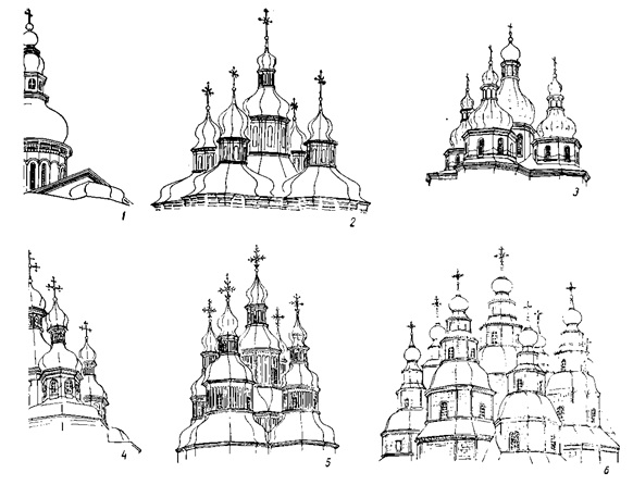 купола и барабаны