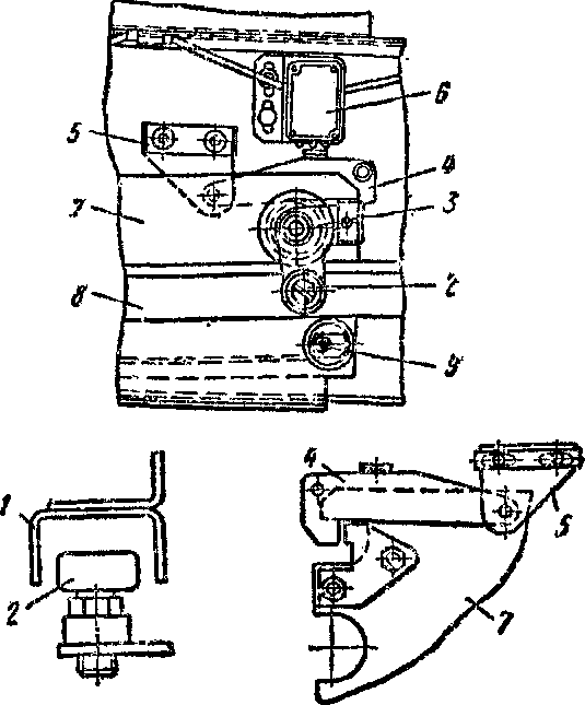 Замок автоматических раздвижных дверей шахты пассажирского лифта