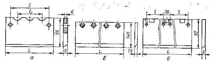ножи рубильные