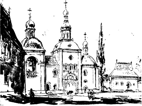 Надвратные башни Глуховско-Петропавловского монастыря