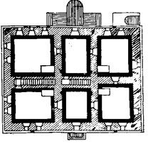 Дом Лизогуба в Чернигове (XVII в.). План XVIII в.