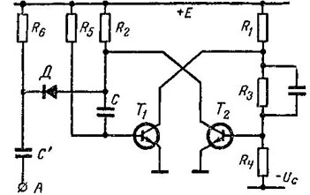 Схема с одним устойчивым состоянием