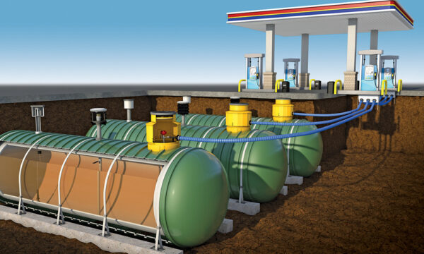 Дренажные емкости под землей ─ безопасность на производстве нефтепродуктов